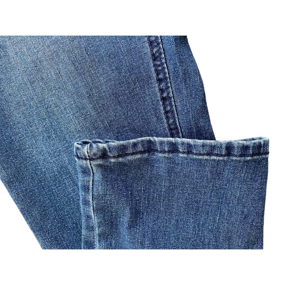 Refinery Republic Sz 34x30 Jeans Mens Denim Distressed Straight Whiskering Dark - Picture 8 of 10